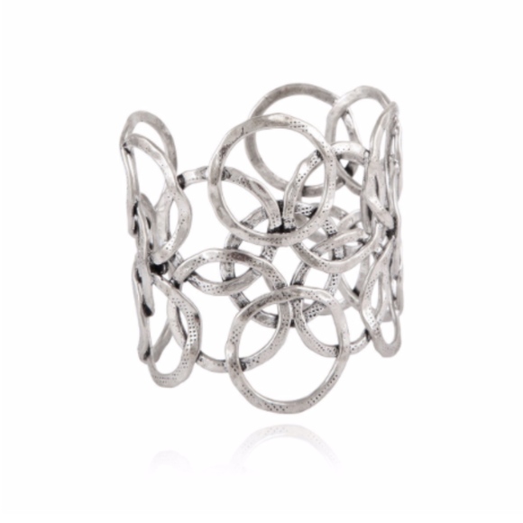 GAS BIJOUX Jewelry - GAS Bijoux Olympie Silver Plated Cuff